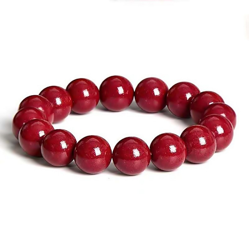 Red Sand Bracelet Natural Purple Gold Sand Starlight Dot Red Sand Bracelet Male And Female Lovers' Primordial Year Buddha Bead Single Loop Bracelet