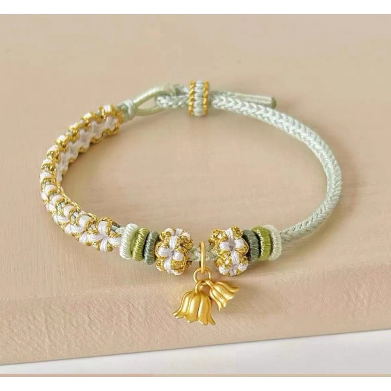 Dopamine Bracelet, Crystal Ceramic Beaded Bracelet, Female Couple Small Design, Friendly Simple Handicraft Wholesale