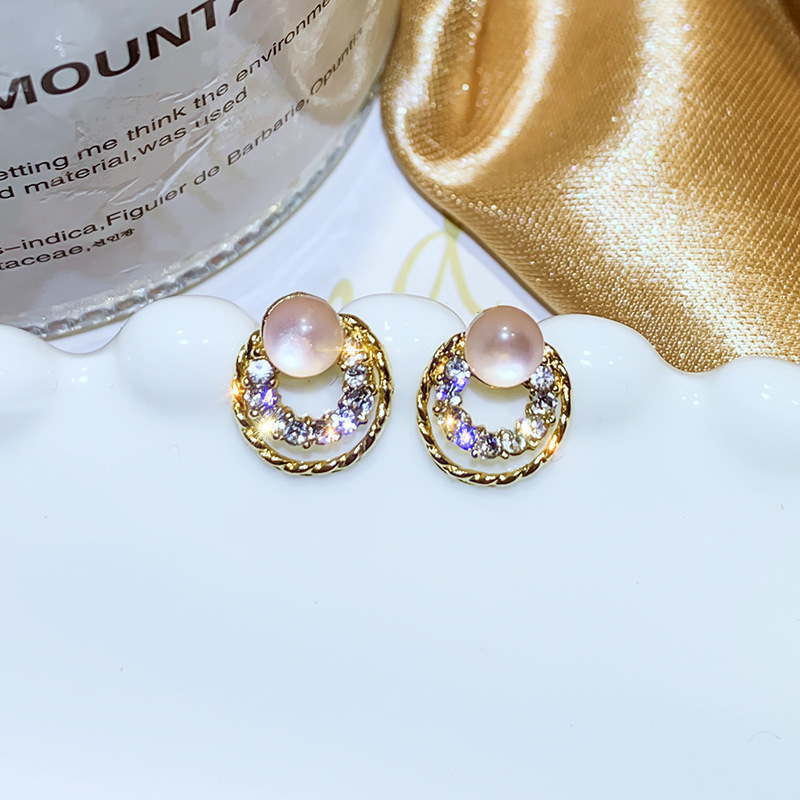 925 Silver Needle Placed On The Ground Stall Night Market Supply Source Earrings Female Korean Fashion Network Popular Live Broadcast Popular Earrings Earrings Wholesale