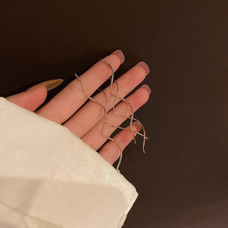 925 Silver Needle Placed On The Ground Stall Night Market Supply Source Earrings Female Korean Fashion Network Popular Live Broadcast Popular Earrings Earrings Wholesale