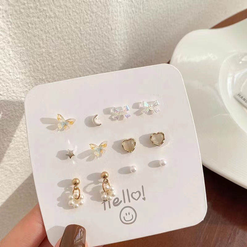 925 Silver Needle Earrings Women's Floor Stand Night Market Source Korean Fashion New Popular Earrings Wholesale Popular Earrings