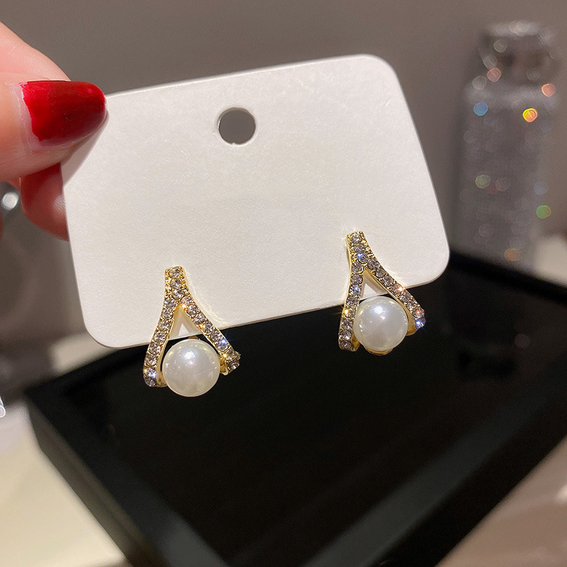 925 Silver Needle Placed On The Ground Stall Night Market Supply Source Earrings Female Korean Fashion Network Popular Live Broadcast Popular Earrings Earrings Wholesale