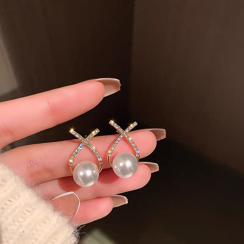 925 Silver Needle Earrings Women's Floor Stand Night Market Source Korean Fashion New Popular Earrings Wholesale Popular Earrings