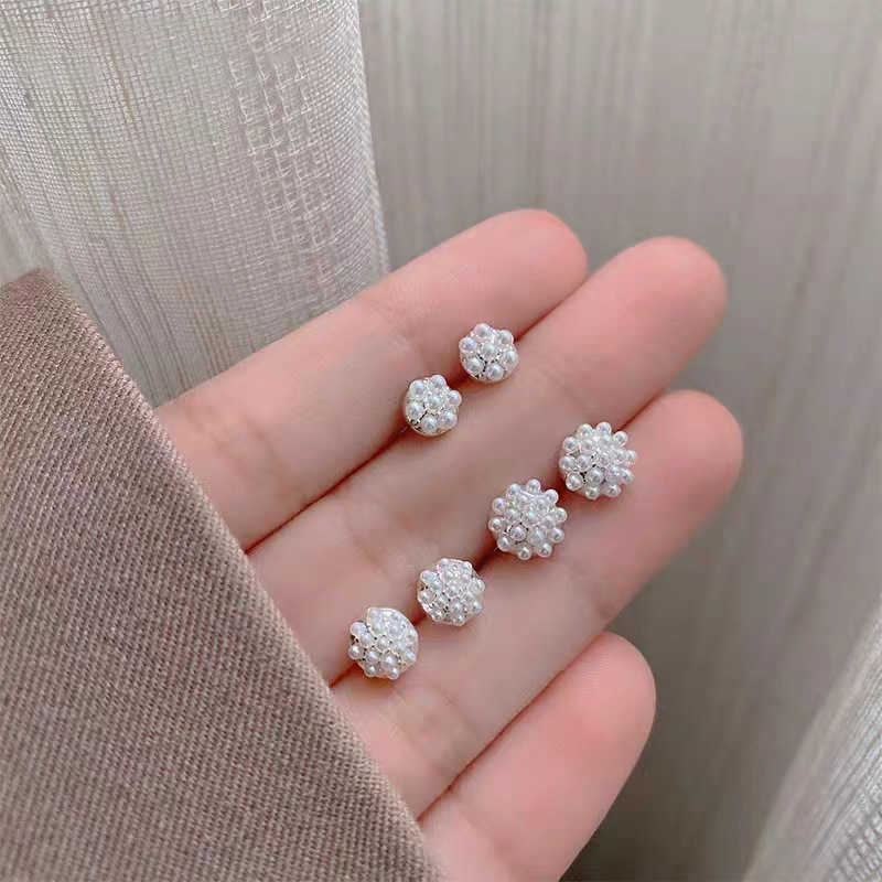 925 Silver Needle Earrings Women's Floor Stand Night Market Source Korean Fashion New Popular Earrings Wholesale Popular Earrings