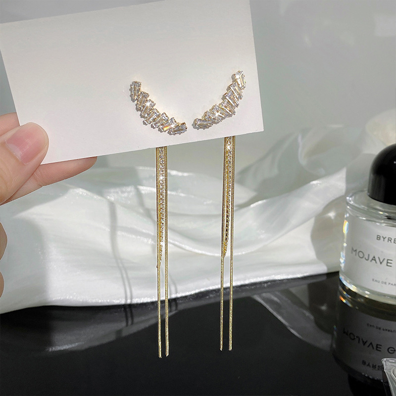 Hot Selling # 925 Silver Needle Earrings, High-Quality And High-End Feel Earrings, Female French Niche Ear Accessories, Noble Temperament Wholesale