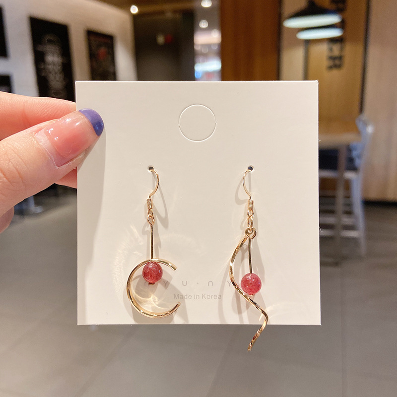 925 Silver Needle Earrings Women's Floor Stand Night Market Source Korean Fashion New Popular Earrings Wholesale Popular Earrings