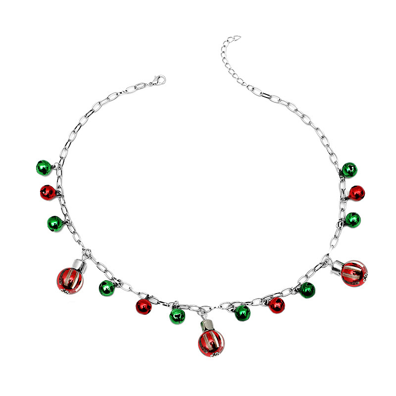 European And American Vintage Christmas Necklace Jewelry Set Cross ...