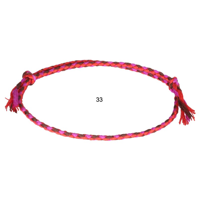 Cross Border New Simple And Safe Buckle Four Strand Colorful Hand Rope Cultural Play Line Bracelet Handwoven Red Rope Bracelet