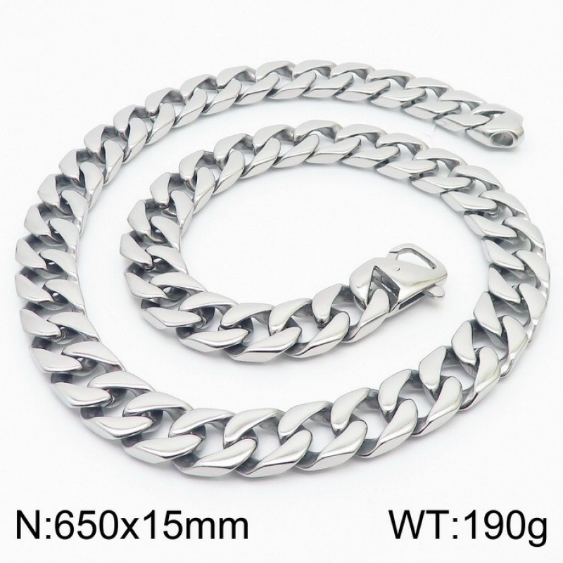 Guangdong Karun Titanium Steel Jewelry Titanium Steel Bracelet Korean Fashion Bracelet Creative Simple Cuban Chain Men's Bracelet