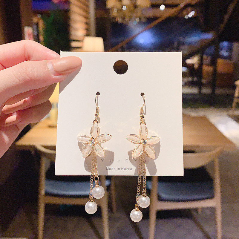 925 Silver Needle Earrings Women's Floor Stand Night Market Source Korean Fashion New Popular Earrings Wholesale Popular Earrings