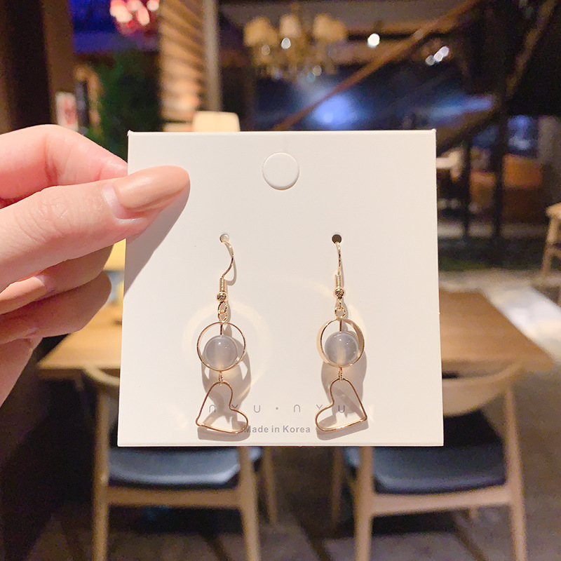 925 Silver Needle Earrings Women's Floor Stand Night Market Source Korean Fashion New Popular Earrings Wholesale Popular Earrings