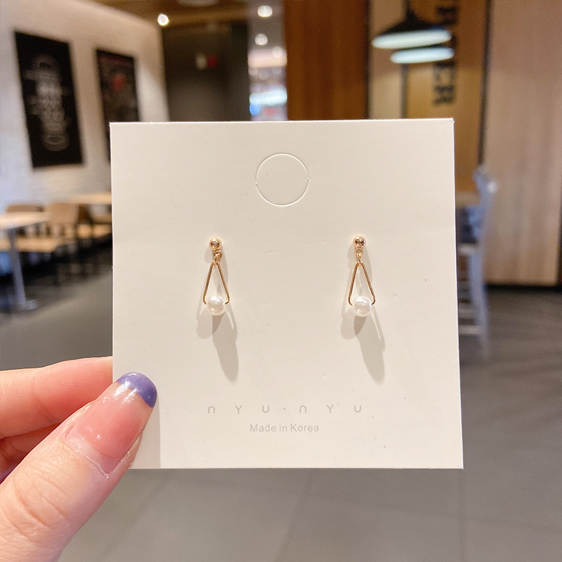 925 Silver Needle Earrings Women's Floor Stand Night Market Source Korean Fashion New Popular Earrings Wholesale Popular Earrings