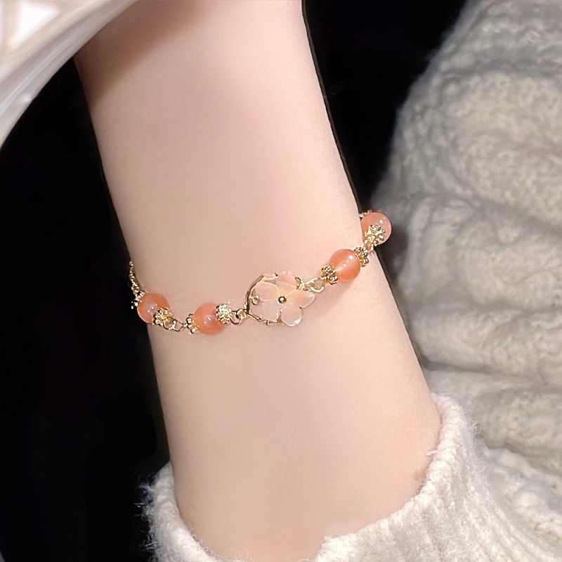 Dopamine Bracelet, Crystal Ceramic Beaded Bracelet, Female Couple Small Design, Friendly Simple Handicraft Wholesale