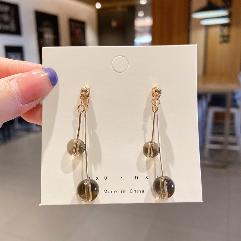 925 Silver Needle Earrings Women's Floor Stand Night Market Source Korean Fashion New Popular Earrings Wholesale Popular Earrings