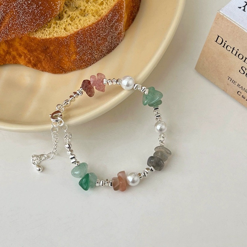 Dopamine Bracelet, Crystal Ceramic Beaded Bracelet, Female Couple Small Design, Friendly Simple Handicraft Wholesale